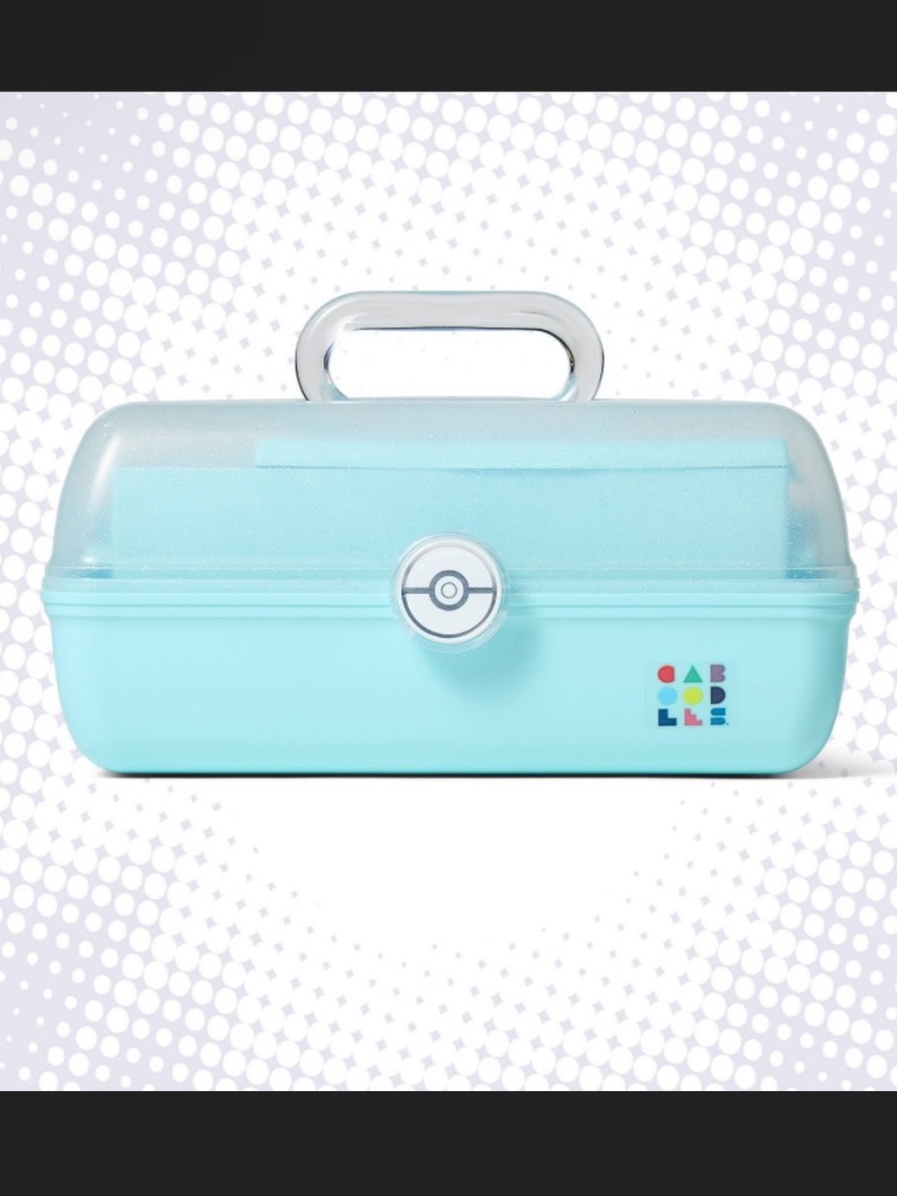 NEW Target x Pokemon Caboodles Sparkle/Light Blue Case